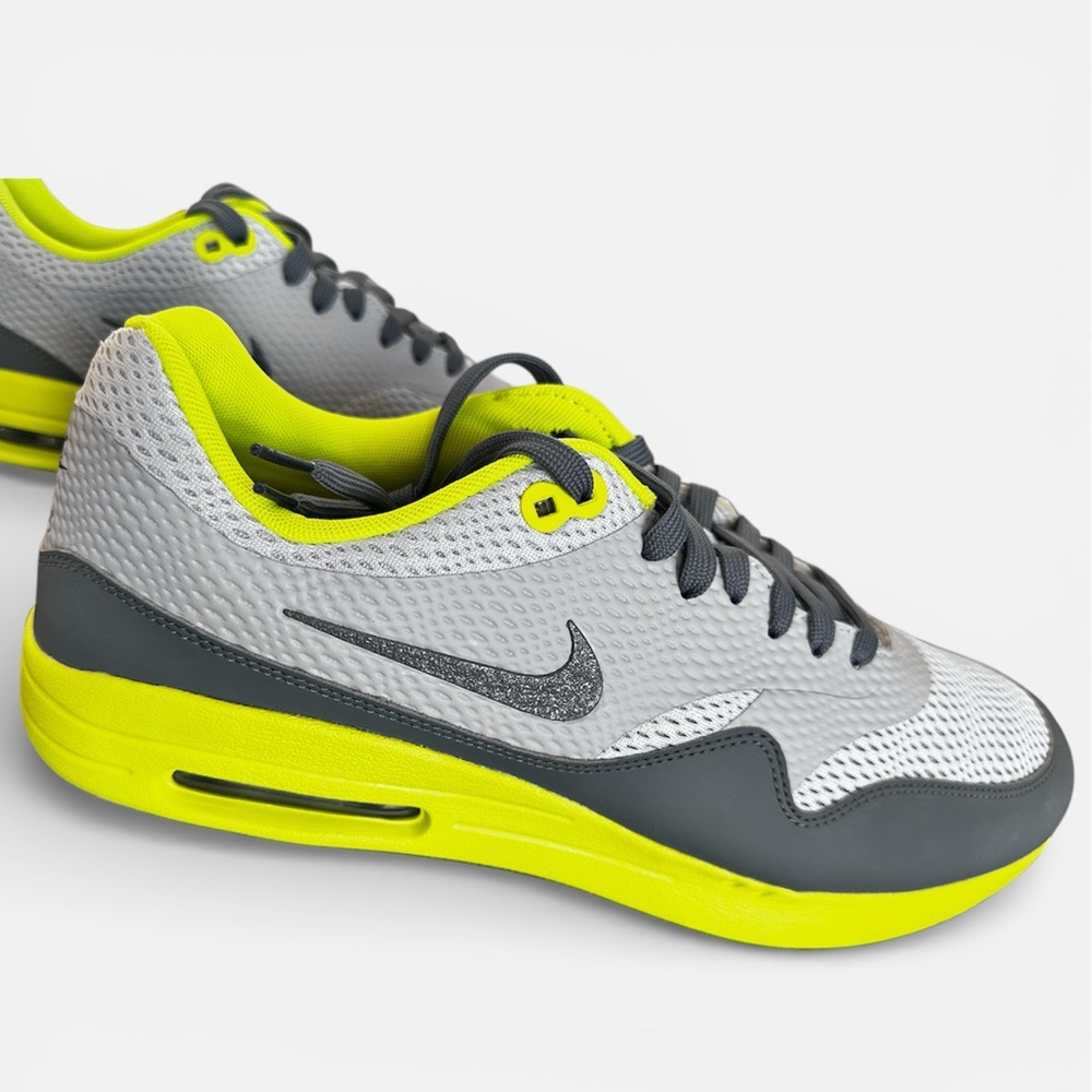 Nike Air Max 1 Lemon Yellow and Smoke Grey